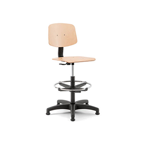 Scaun pentru bar Linea Fabbrica, Woody